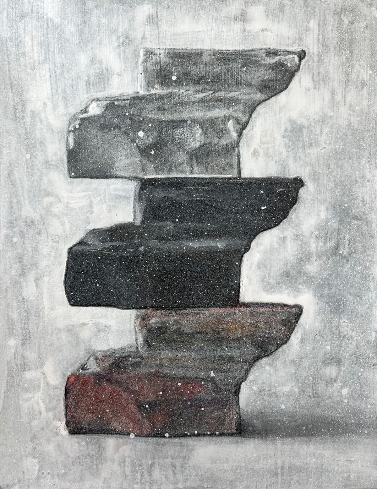 Brick, Ash, Concrete